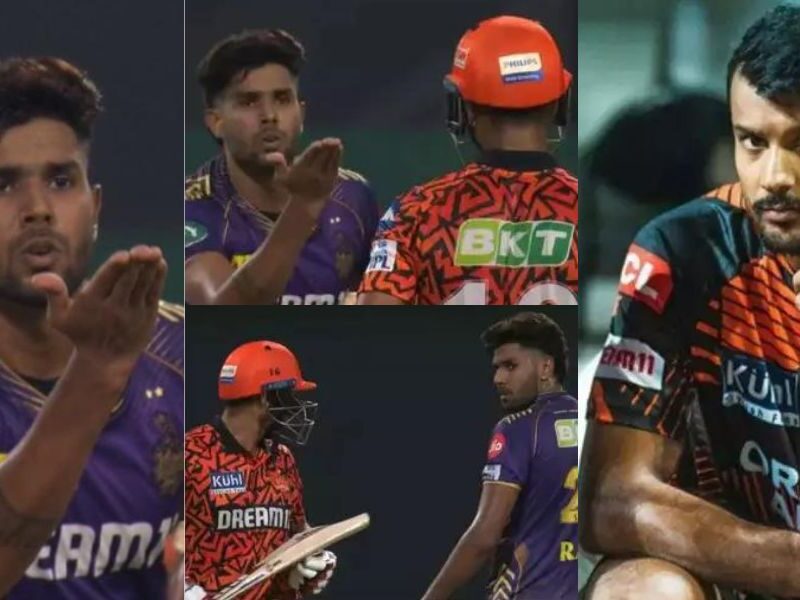 Harshit Rana Fined For Giving Flying Kiss To Mayank Agarwal In Ipl 2024