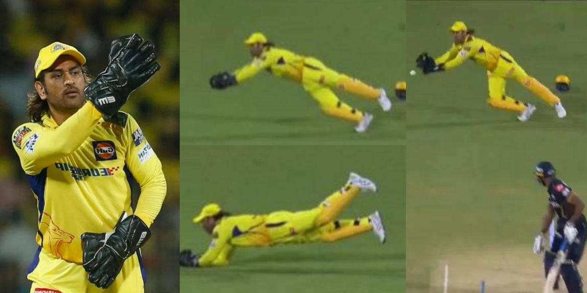 Ms-Dhoni Took Such An Amazing Catch In The Csk-Vs-Gt-Ipl-2024 Match, Video Goes Viral