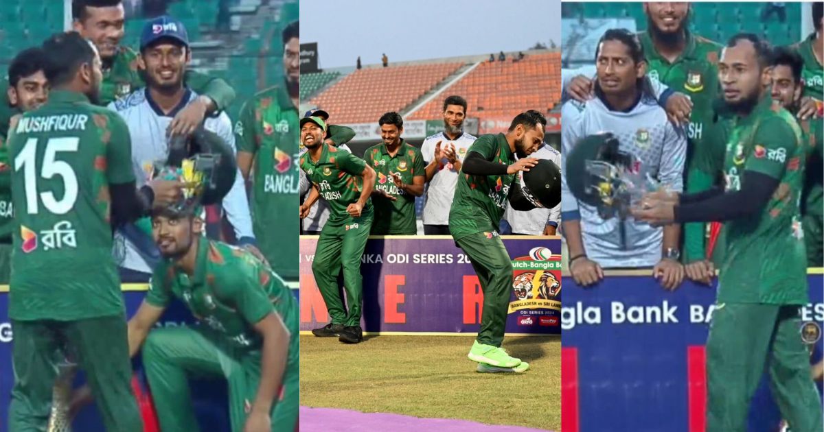Bangladesh Cricket Team Celebrated By Throwing Helmet After Winning Sri Lanka Series, Video Went Viral