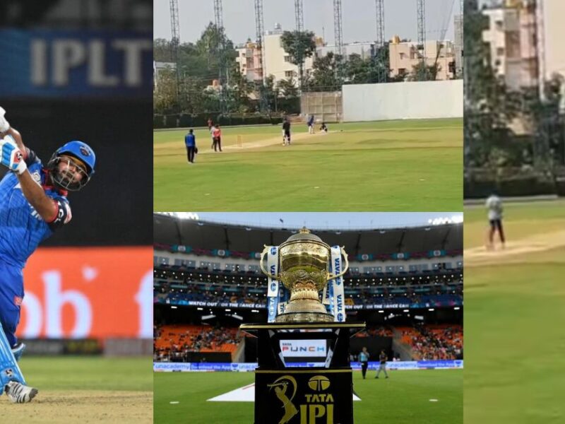 Before Ipl 2024, Video Of Rishabh Pant Hitting A Six With One Hand Went Viral.