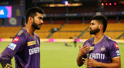 आरसीबी के खिलाफ मैच में अय्यर हुए चोटिल, अस्पताल में होगा स्कैन, चोट को लेकर आई बड़ी खबर 2 Shreyas Iyer And Venktesh Iyer