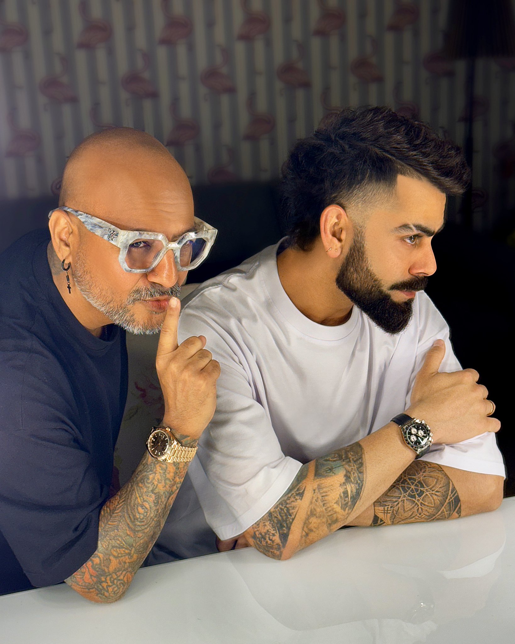 Aalim Hakim With Virat Kohli