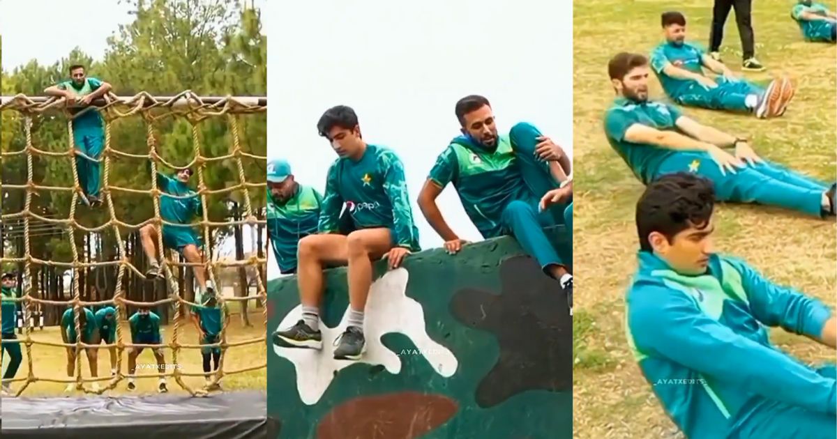Pakistani Team Is Practicing With The Army To Win T20 World Cup 2024