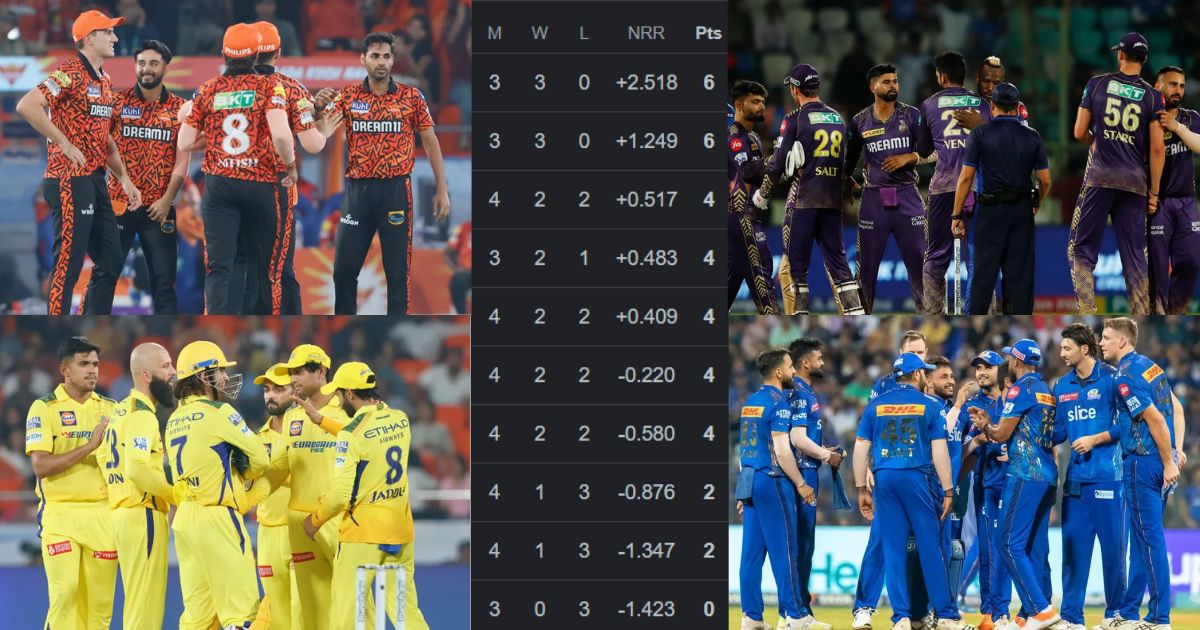 Ipl 2024 Points Table: Standings Of Points Table After Srh Vs Csk Match