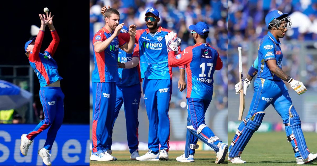 Suryakumar Yadav Out On 0 Against Delhi Capitals