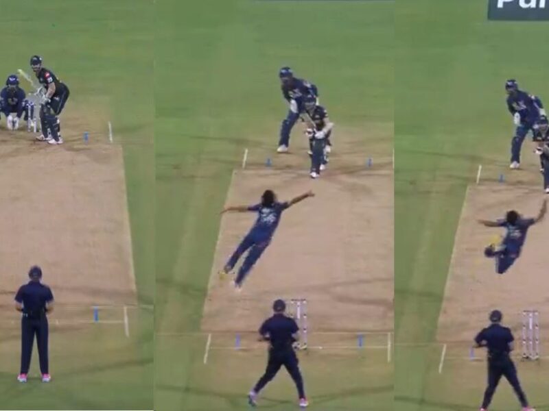 Ravi Bishnoi Took An Excellent Catch By Continuously Jumping In The Air.