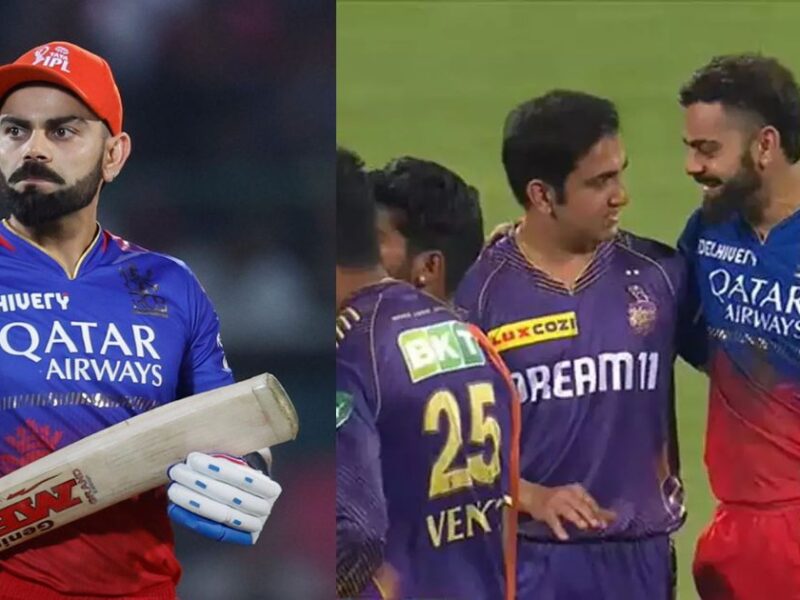 Fans Disappointed With Virat Kohli Hugging Gautam Gambhir
