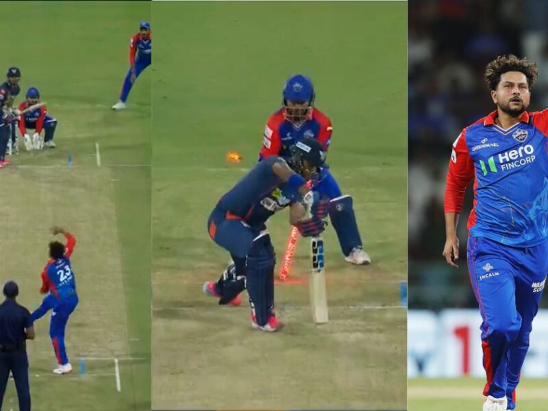 Kuldeep Yadav Dismissed The Caribbean Batsman For A Golden Duck.