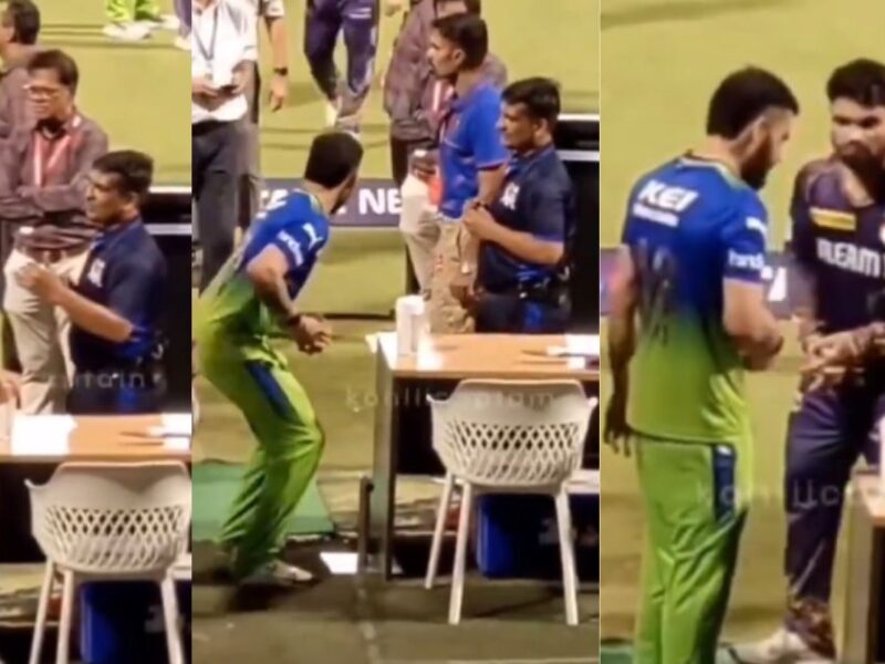 Even After The Match Was Over, Virat Kohli Was Seen Arguing With The Umpire.