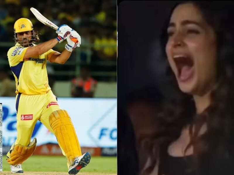 Ayesha Khan Jumped With Joy After Seeing Ms Dhoni'S Stormy Sixes