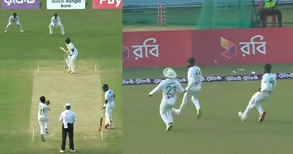 '1 अनार 5 बीमार' बांग्लादेशी क्रिकेट टीम ने फिर बनाया खुद का मजाक, 1 गेंद को पकड़ने के लिए 5 खिलाडियों ने लगाई दौड़ 2 Ban Vs Sl