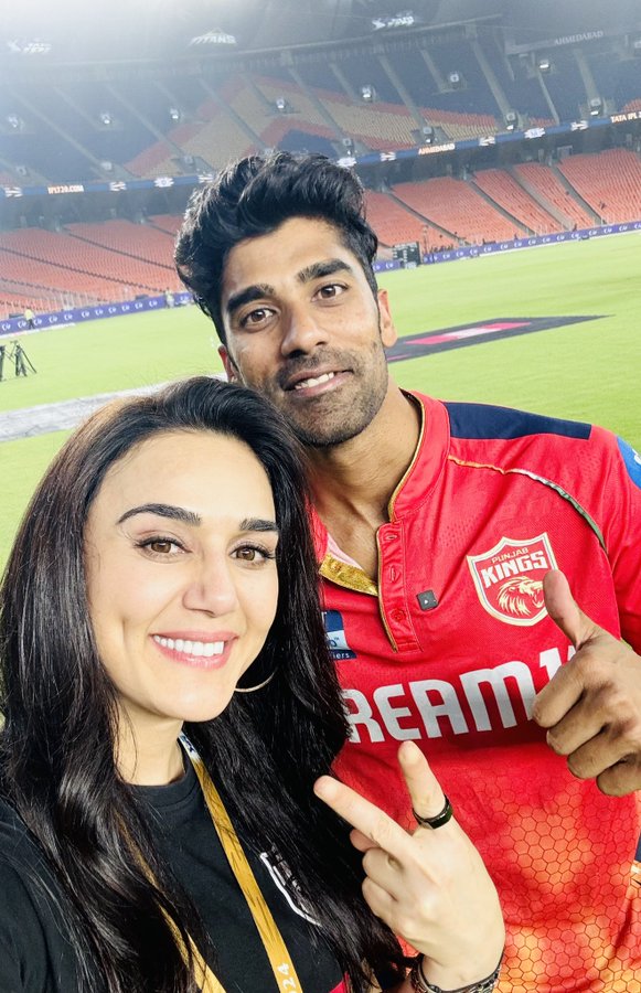 Preity Zinta And Shashank Singh