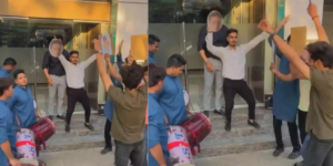 pune-viral-video-man-left-job-due-to-toxic-work-performed-bhangra-by-playing-drums-outside-the-office-video-went-viral