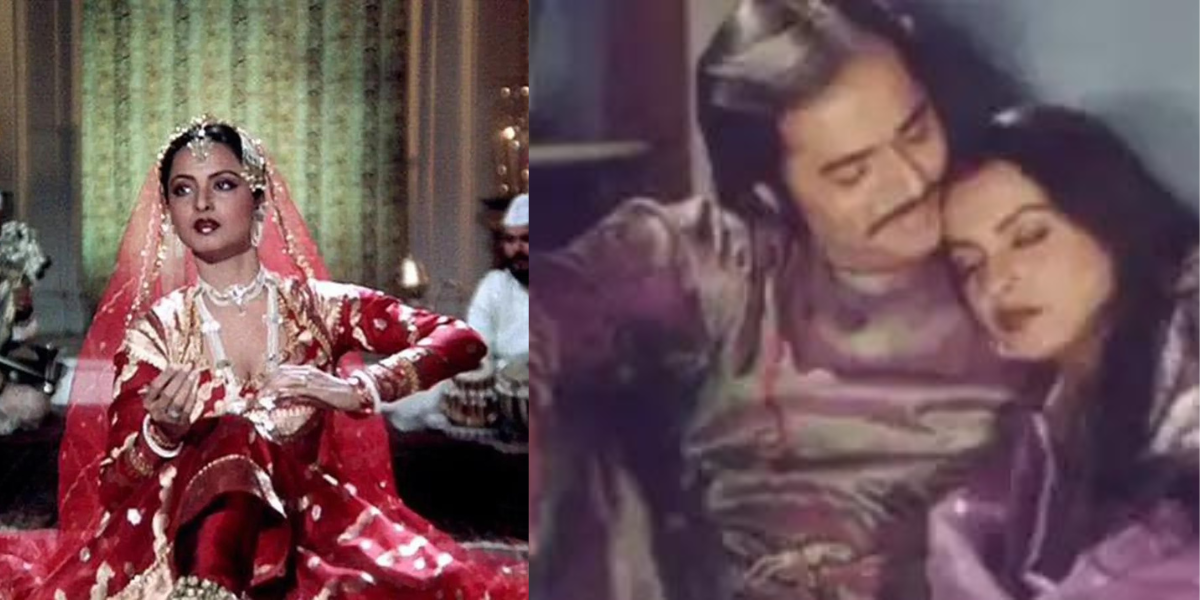 When-An-Intimate-Scene-Was-Shot-Between-Rekha-And-Farooq-Shaikh-People-Had-Taken-Out-Guns-Bullets-Were-About-To-Be-Fired-Know-The-Mind-Blowing-Story