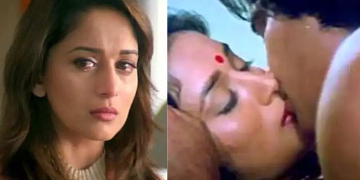 When-Vinod-Khanna-Crossed-All-Limits-During-The-Shooting-He-Bit-Madhuri-Dixits-Lips-While-Kissing-The-Actress-Started-Crying-Bitterly
