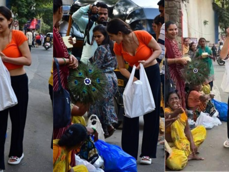 While-Distributing-Food-To-The-Poor-Outside-The-Temple-In-Ramzan-Sara-Ali-Khan-Got-Angry-On-The-Paparazzi