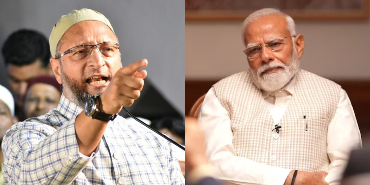 Asaduddin Owaisi Attacked Pm Modi, Made Such A Strange Claim