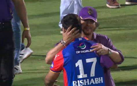 Kkr की जीत के बाद Dc के खेमे में पहुंचे किंग खान, उदास हुए ऋषभ पंत का बढ़ाया हौसला, वायरल हुआ Video 