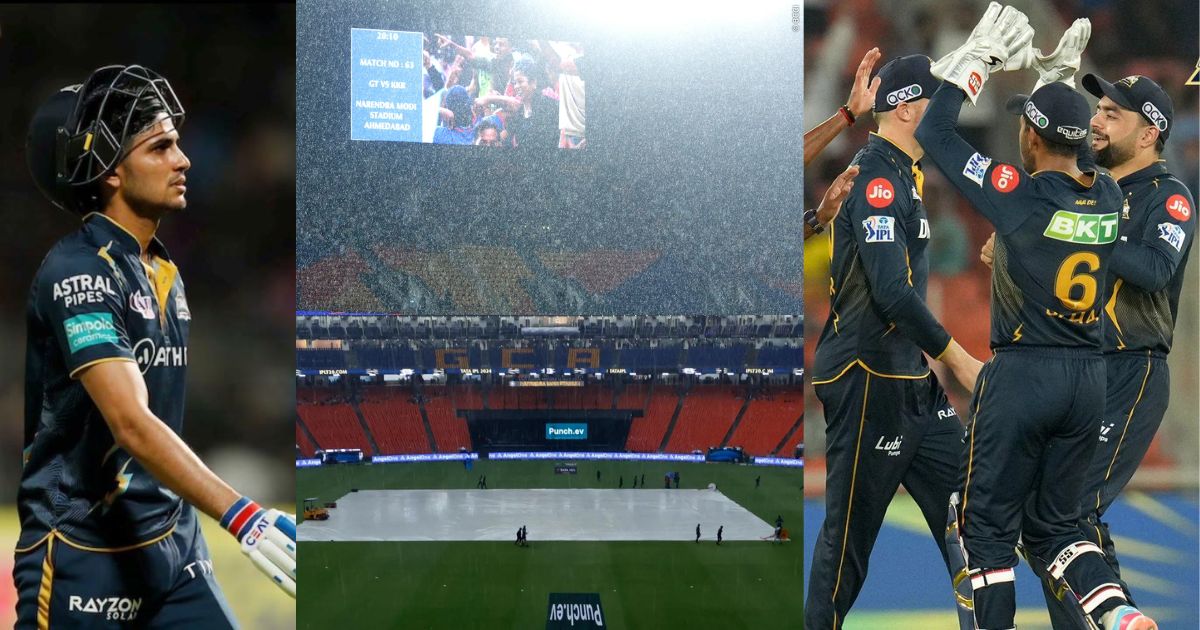 Gujarat Titans And Kolkata Knight Riders Match Canceled Due To Rain