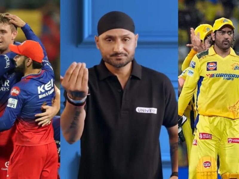 According To Harbhajan Singh, Both Csk And Rcb Will Get Playoff Tickets.