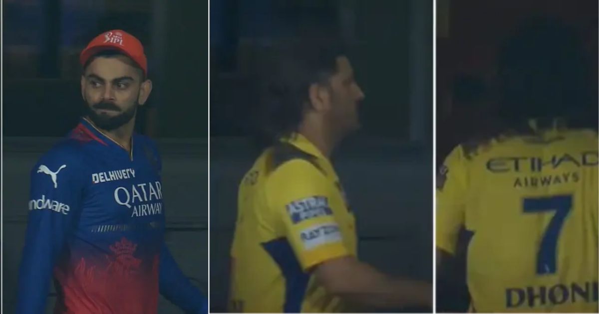 When Ms Dhoni Did Not Shake Hands, Virat Kohli Chased Him To The Dressing Room.