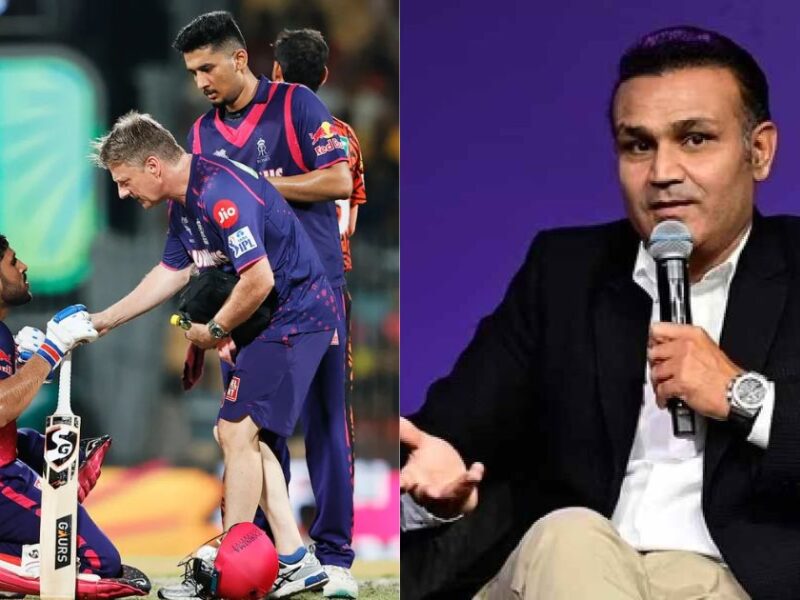 After The Defeat Against Hyderabad, Virender Sehwag Scolded The Rajasthan Batsmen.
