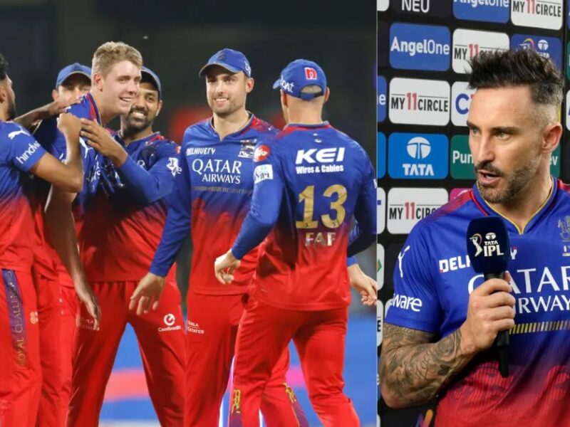 Faf Du Plessis Scolded His Own Players After The Win Against Gujarat
