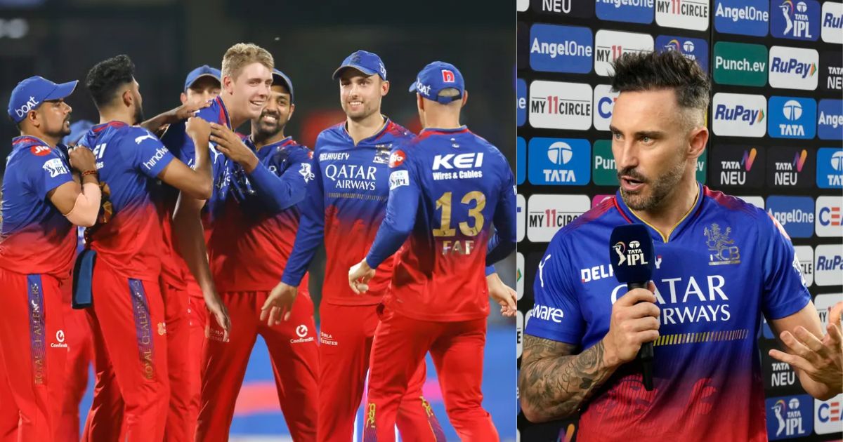 Faf Du Plessis Scolded His Own Players After The Win Against Gujarat