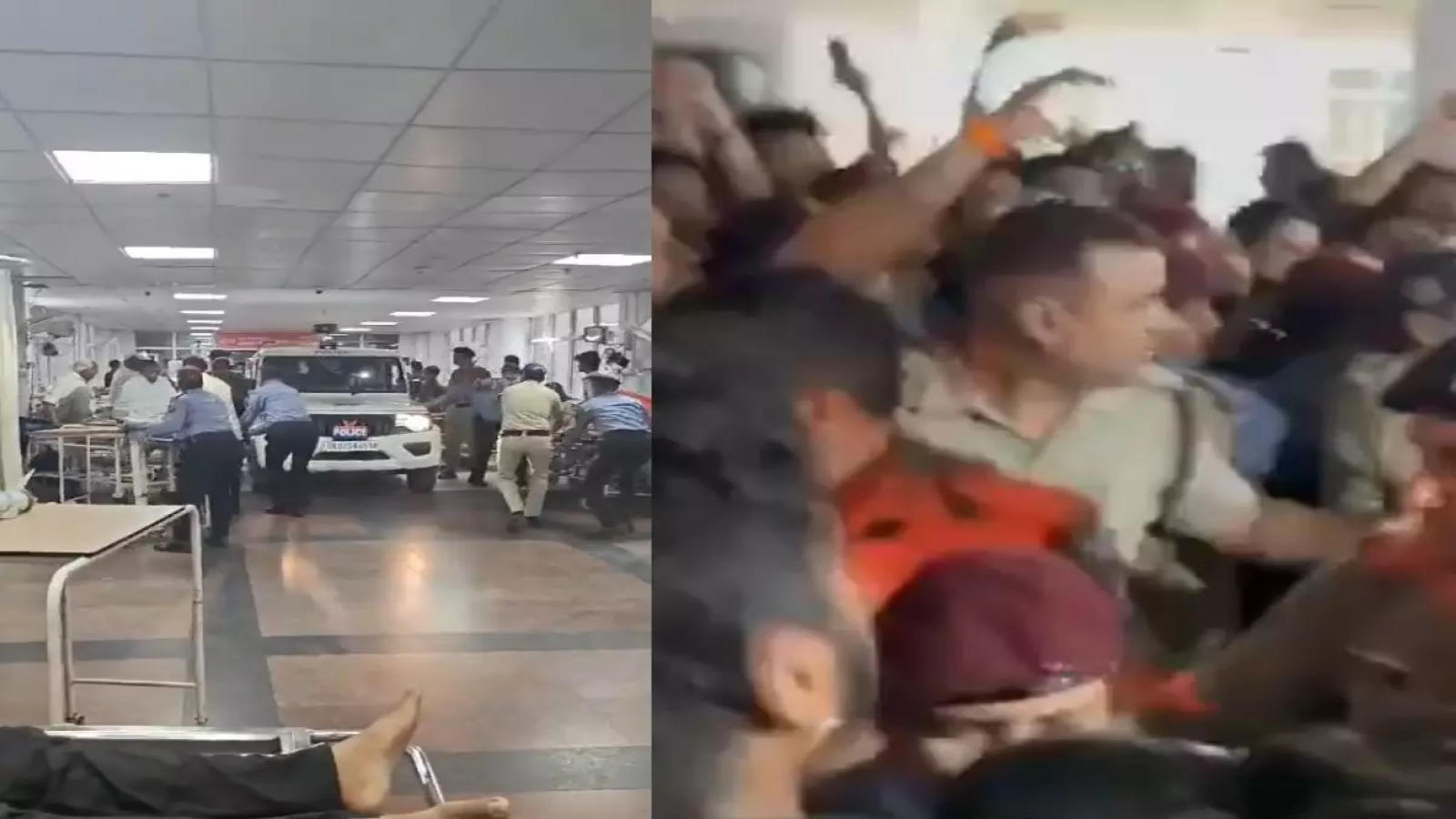 Video: महिला डॉक्टर से हुई छेड़छाड़, तो पुलिस ऑफिसर बना सिंघम, मुजरिम को पकड़ने के लिए हॉस्पिटल के अंदर ही दौड़ाई जीप 3 Aiims Rishikesh