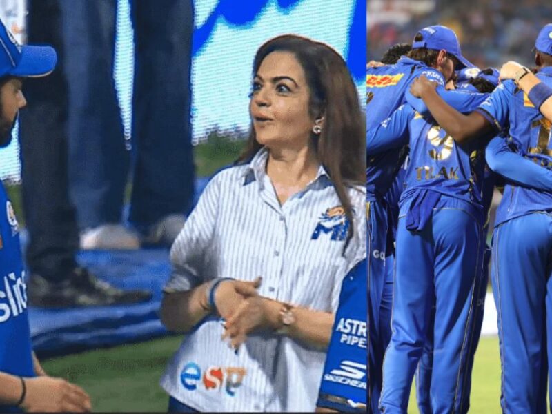 Rohit Sharma Talks To Mumbai Indians Team Owner Nita Ambani After Playing The Last Match In Ipl 2024