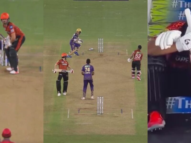 Kkr Vs Srh Rahul Tripathi Started Feeling Regret After Being Run Out Against Kkr In The Ipl 2024 Playoffs, Video Went Viral.