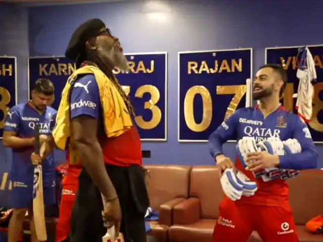 Virat Kohli And Chris Gayle