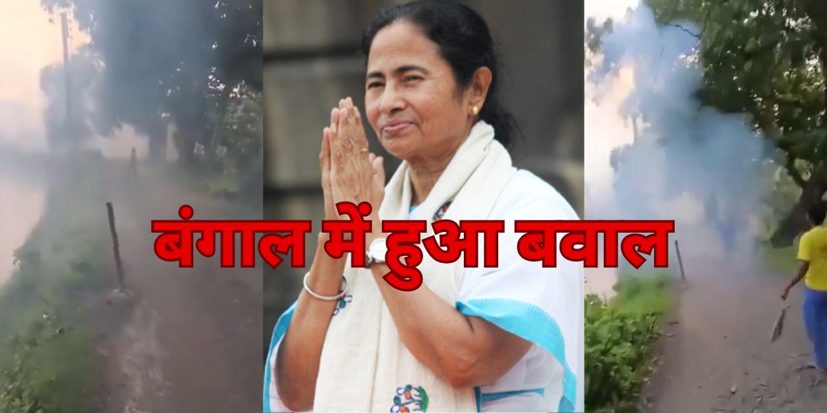 मतदान के दिन बंगाल में हुआ बवाल, कई जगहों पर भारी पुलिस बल किया गया तैनात