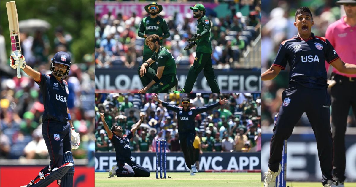 Usa Made A Big Upset In T20 World Cup By Defeating Pakistan In Super Over.