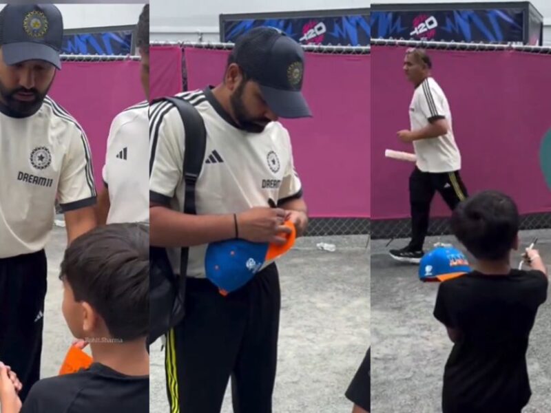 Rohit Sharma'S Generosity Made The Day Of A Little Fan