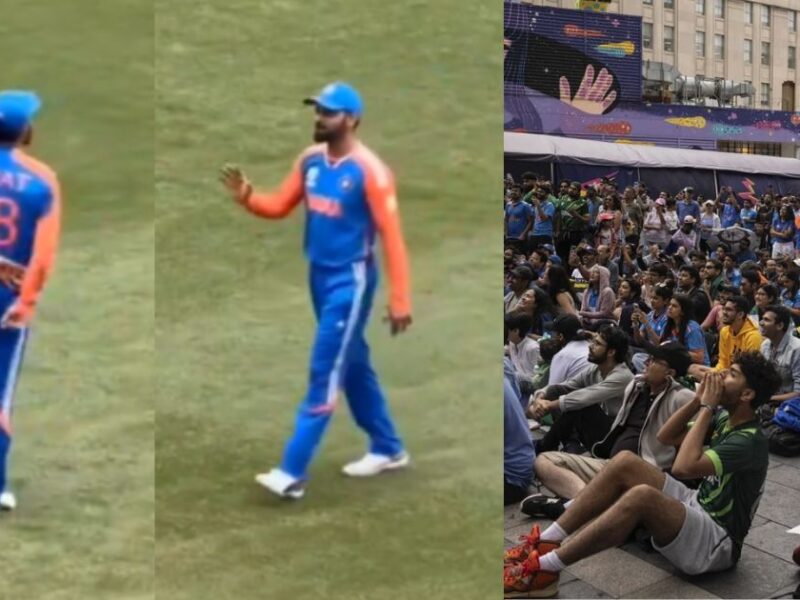 Fans Teased Virat Kohli Standing At The Boundary