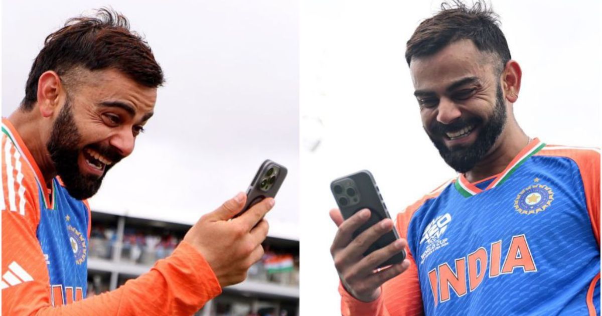 चैंपियन बनते ही विराट कोहली ने किया 'फैमिली' को वीडियो कॉल, आड़े - टेड़े मुंह बनाते हुए आए नजर, सामने आया मजेदार वीडियो 2 Virat Kohli