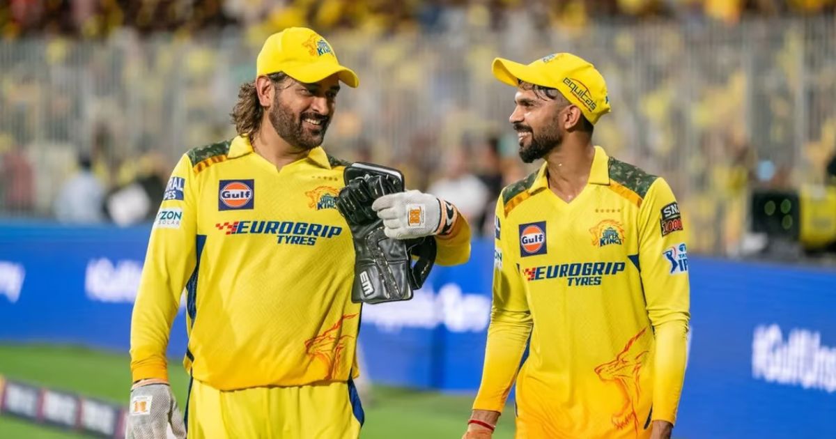 Ruturaj Gaikwad And Ms Dhoni