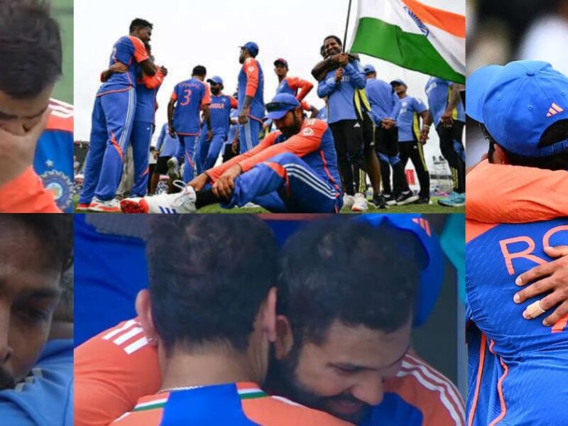 Team India Players Got Emotional After Victory In T20 World Cup 2024,Video Went Viral