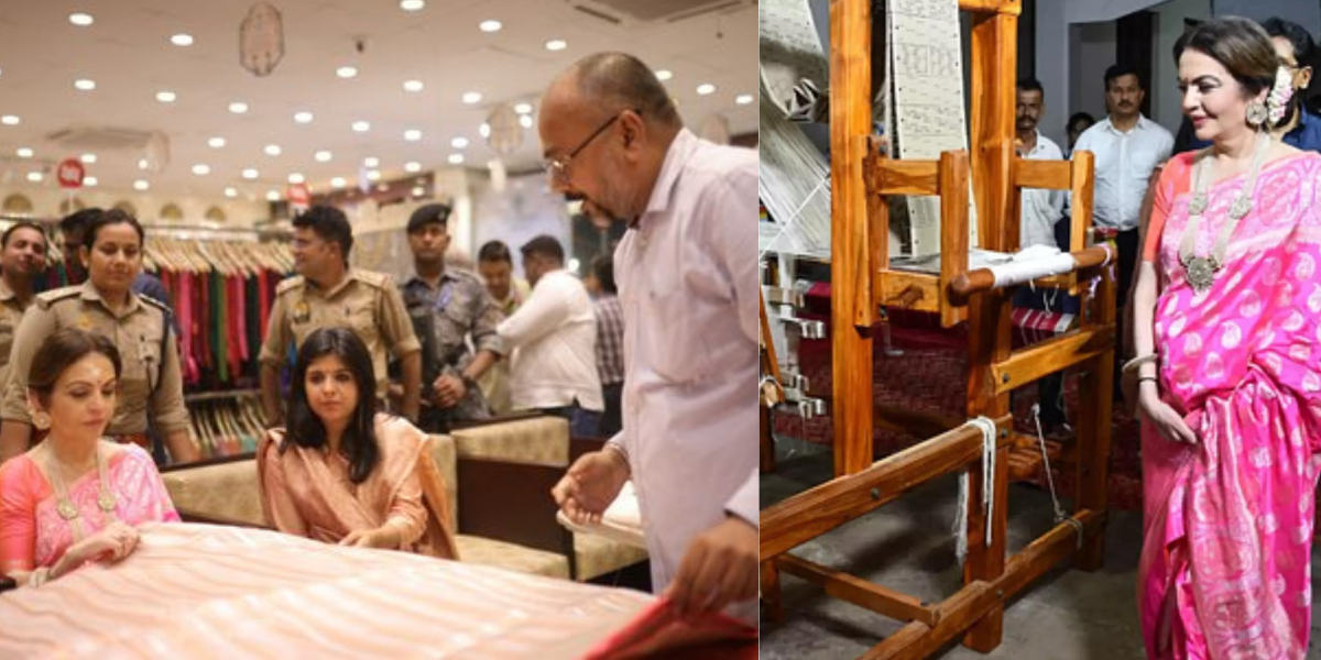 Nita-Ambani-Will-Wear-This-Special-Saree-From-Banaras-In-Her-Sons-Wedding-Ordered-70-Gold-Studded-Sarees