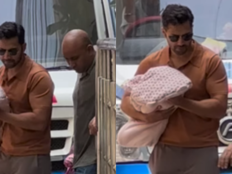 Natasha-Dalal-Was-Discharged-From-The-Hospital-With-Her-Daughter-Varun-Dhawan-Was-Seen-Hugging-His-5-Day-Old-Daughter-First-Picture-Surfaced