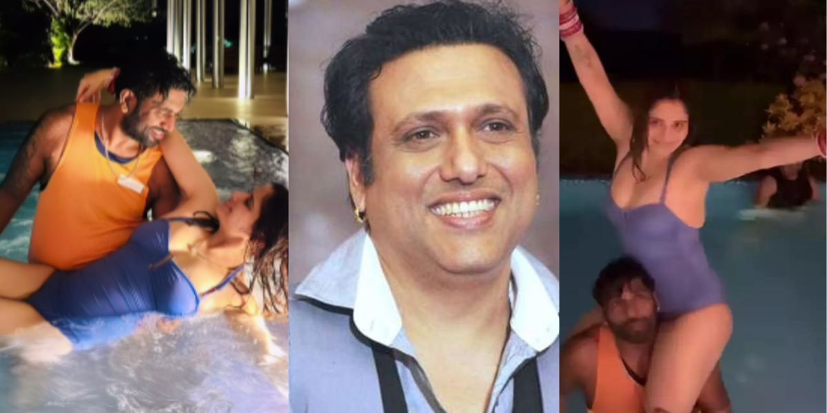 Arti-Singh-Did-Such-A-Thing-With-Her-Husband-In-Front-Of-Her-Brother-Seeing-This-Even-Uncle-Govinda-Will-Hide-His-Face-Video-Went-Viral