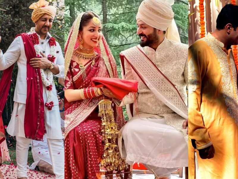5-Actress Wore Normal Saree In Wedding Day