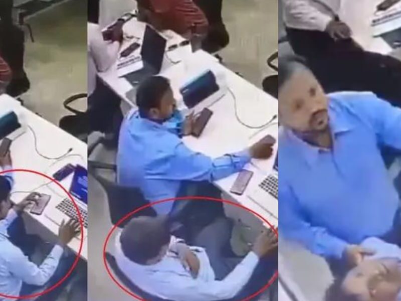 Bank-Manager-Died-While-Sitting-On-A-Chair-In-The-Office-Fellow-Employees-Remained-Unaware-Live-Video-Of-Death-Went-Viral