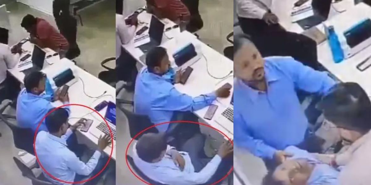 Bank-Manager-Died-While-Sitting-On-A-Chair-In-The-Office-Fellow-Employees-Remained-Unaware-Live-Video-Of-Death-Went-Viral