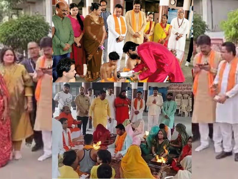 30 Muslims Converted In Hindu Religion Indore, Then Worshipped In Ganesh Templ