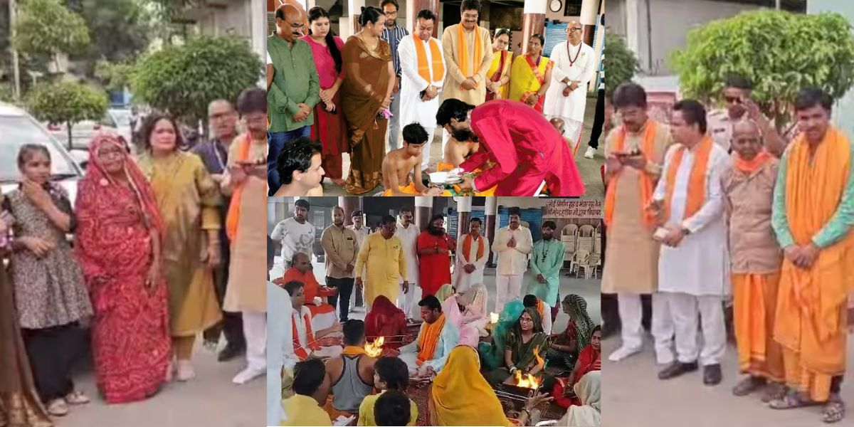 30 Muslims Converted In Hindu Religion Indore, Then Worshipped In Ganesh Templ