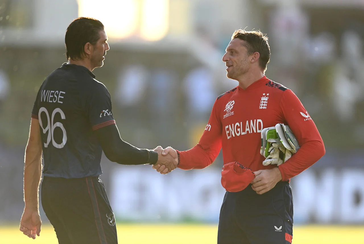 David Wiese With Jos Buttler