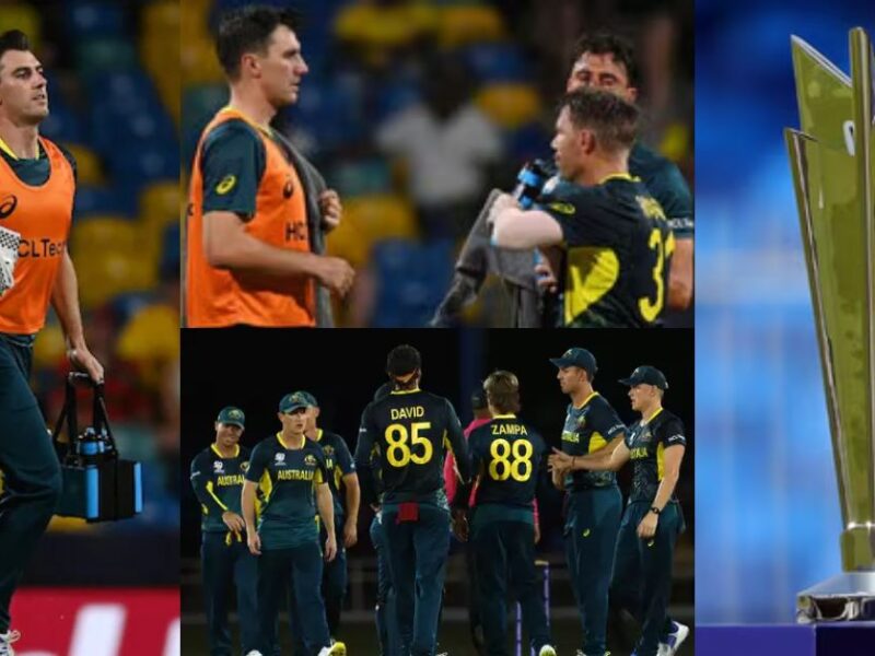 Australia Cricket Team Legend Pat Cummins Was Seen Feeding Water To His Teammates In The T20 World Cup 2024.