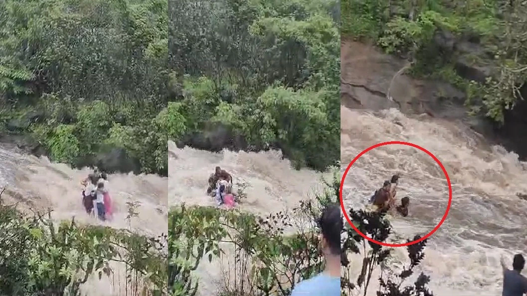 Lonavala-Bhushi-Dam-5 People Died After Being Swept Away By The Strong Current Of Water, Video Went Viral